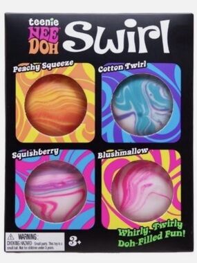 NIB Teenie NEEDOH Swirl (4-pack)- BRAND NEW